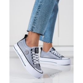 Zapatillas de mujer Big Star II274023 gris 3
