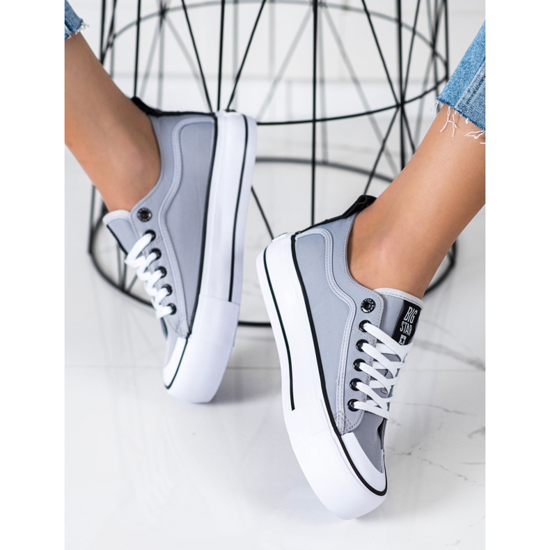 Zapatillas de mujer Big Star II274023 gris 2