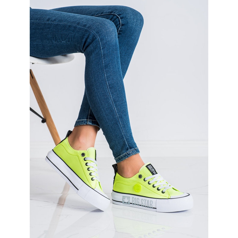 Zapatillas de mujer Big Star II274022 amarillo 1