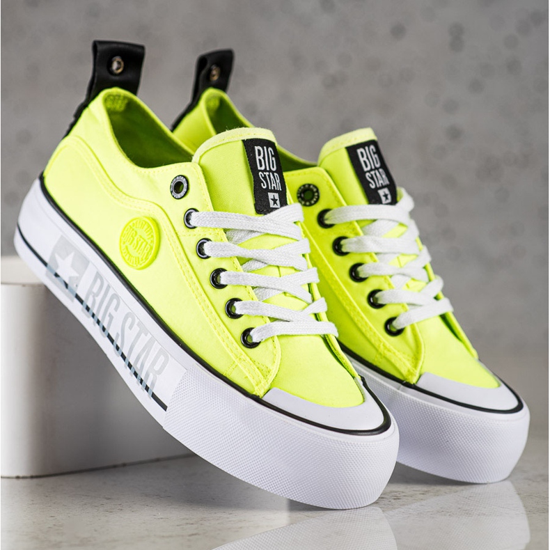 Zapatillas de mujer Big Star II274022 amarillo 2