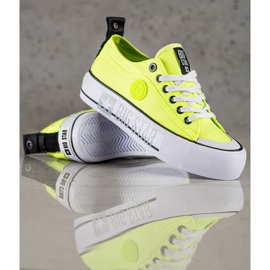 Zapatillas de mujer Big Star II274022 amarillo 3