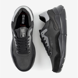 Zapatillas deportivas de hombre Big Star Black Croteau negro 3