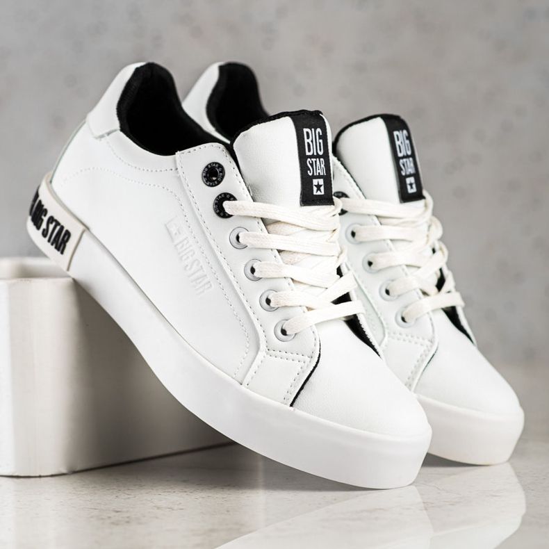 Zapatillas de mujer Big Star II274031 blanco 1