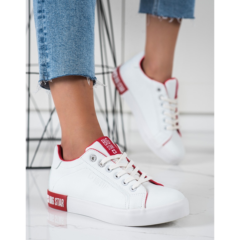 Zapatillas de mujer Big Star II274032 blanco 1