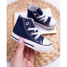 FRROCK Zapatillas Altas Clásicas Infantiles Filemon Azul Marino 1