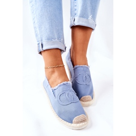 PS1 Alpargatas Classic Blue Flaure para mujer azul 4