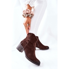 Vinceza Botas cálidas de ante marrón para mujer Hillbrook 2