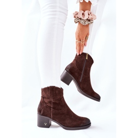 Vinceza Botas cálidas de ante marrón para mujer Hillbrook 4