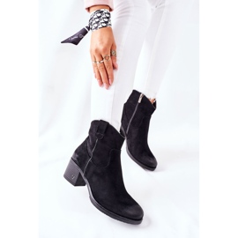 Vinceza Botas de gamuza cálidas para mujer Black Hillbrook negro 3