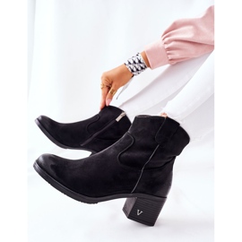 Vinceza Botas de gamuza cálidas para mujer Black Hillbrook negro 5