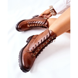 Vinceza Botas de mujer Camel Myroe marrón 6