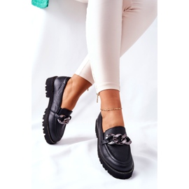 Nicole Mocasines Mujer Piel Negro Sthonto 5