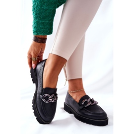 Nicole Mocasines Mujer Piel Negro Sthonto 3