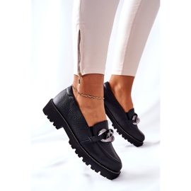 Nicole Mocasines Mujer Piel Negro Sthonto 4