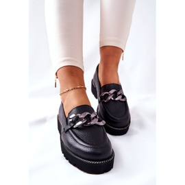 Nicole Mocasines Mujer Piel Negro Sthonto 6