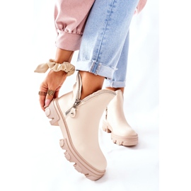 FI1 Botines de Mujer con Recortes Beige Rhythm 1 FI1 Botines de Mujer con Recortes Beige Rhythm 1