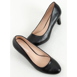 Black Pumps en la plataforma negra KZ599 Black negro 1