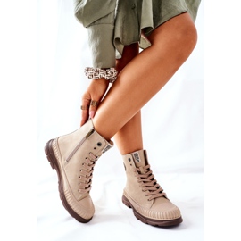 Botas de montaña para mujer Big Star II274349 Beige 4