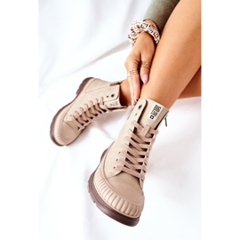 Botas de montaña para mujer Big Star II274349 Beige 6
