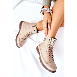 Botas de montaña para mujer Big Star II274349 Beige 7