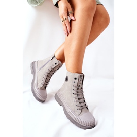 Botas de montaña para mujer Big Star II274350 Gris 4