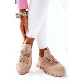 PS1 Zapatillas Deportivas De Mujer Zapatillas Beige Miles 1