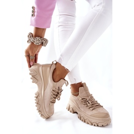 PS1 Zapatillas Deportivas De Mujer Zapatillas Beige Miles 2