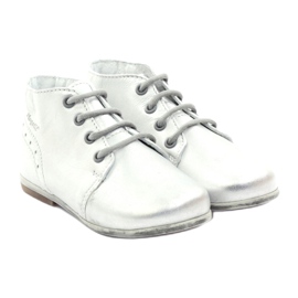 Botas de cuero Botas de cuero plateada hugotti brillante plata 4
