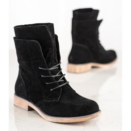 Seastar Botines altos de ante negro 1