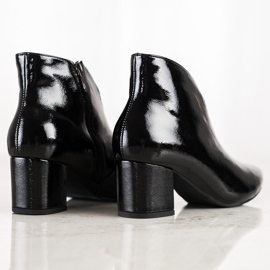 Botas VINCEZA lacadas negro 4