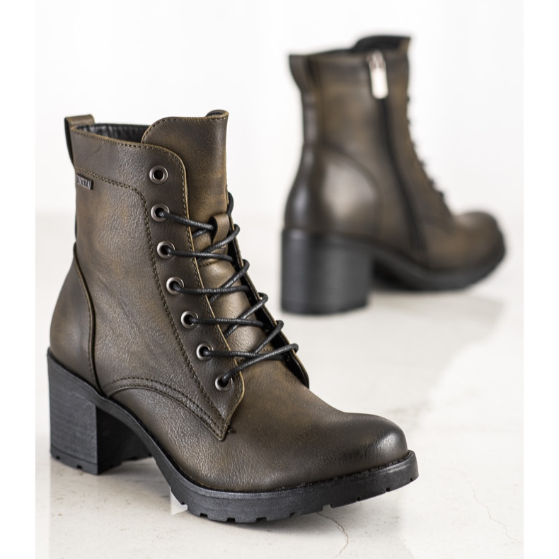 Botas casual VINCEZA verde 1