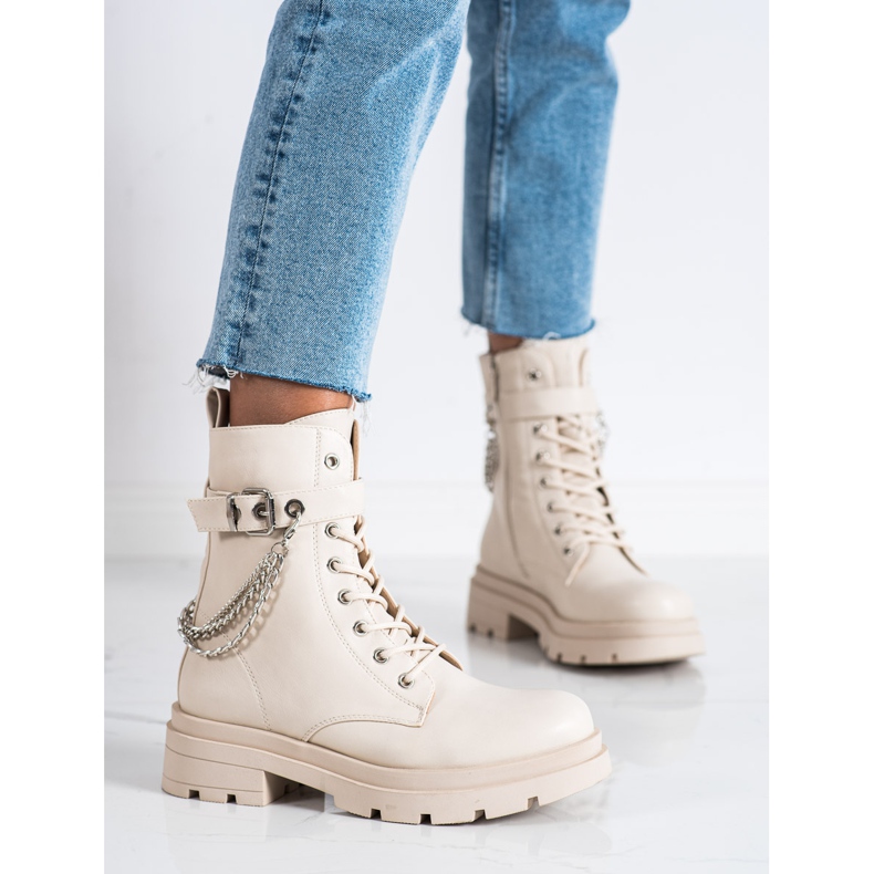 Bestelle Trabajadores de moda con cadena beige 2