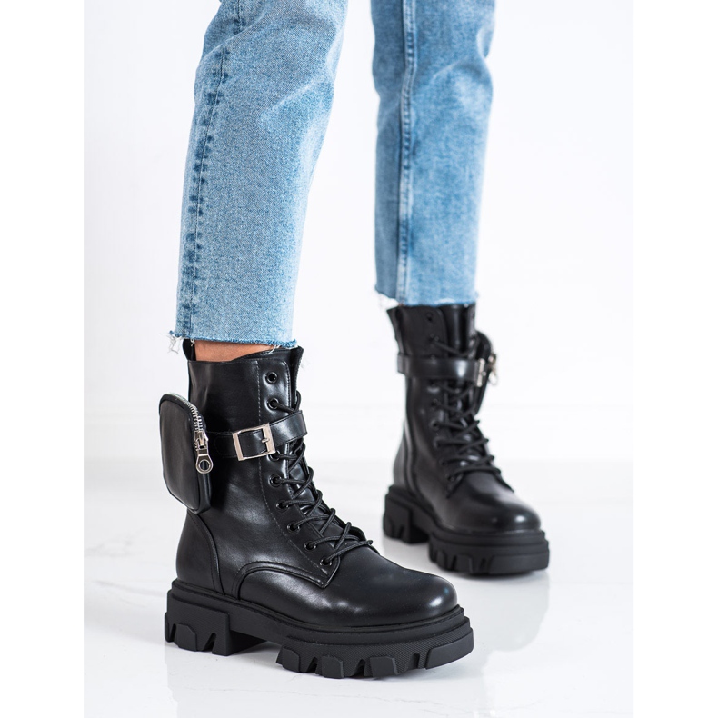 Bestelle Vokrery negro con bolsillo 1