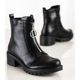 Lucky Shoes Trabajadores ocasionales en un control deslizante negro 1