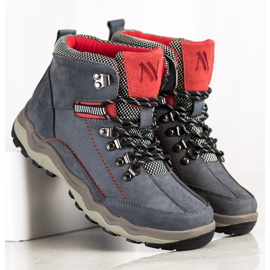 New Age Zapatos de trekking cómodos azul 2 New Age Zapatos de trekking cómodos azul 2