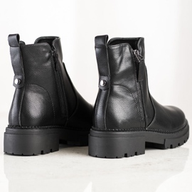 Evento Botas cómodas con cremallera negro 1