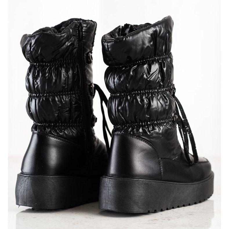 S. BARSKI Stylowe Śniegowce S.BARSKI negro 1