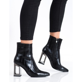 S. BARSKI Botas Con Tacón Decorativo S.BARSKI negro 3