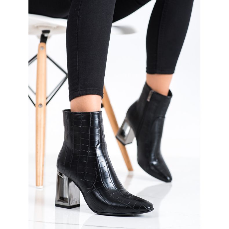 S. BARSKI Botas Con Tacón Decorativo S.BARSKI negro 2