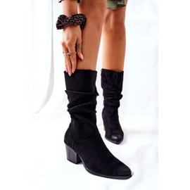Vinceza Botas de ante negras Ranafast para mujer negro 2