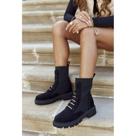 PM1 Botas de Mujer Workers Slip Black Maxine negro 2