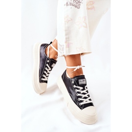 Zapatillas de mujer con aislamiento GOE II2N4035 Negro blanco 4