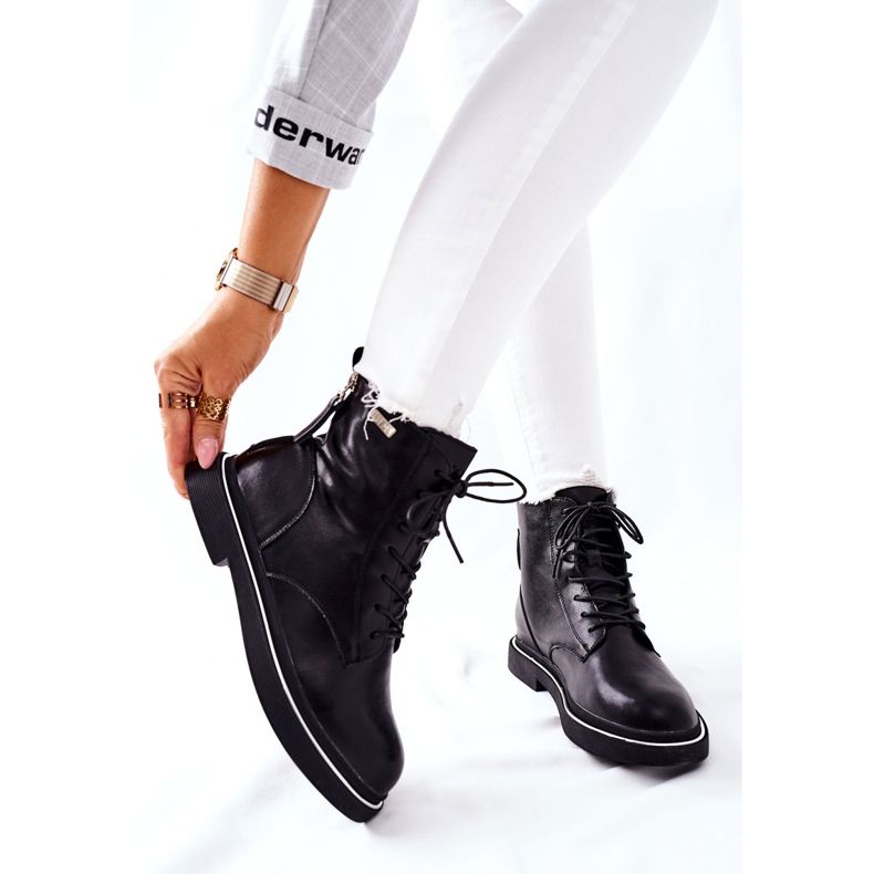 Botas de Piel Mujer GOE II2N4014 Negro 1