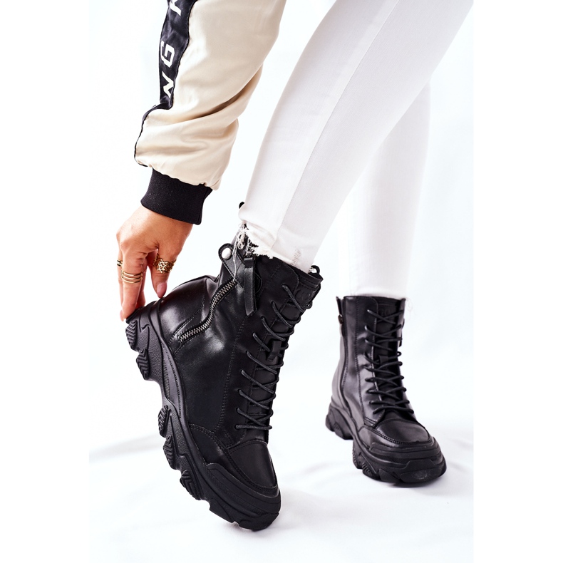 Botas de Piel Mujer GOE II2N4031 Negro 1