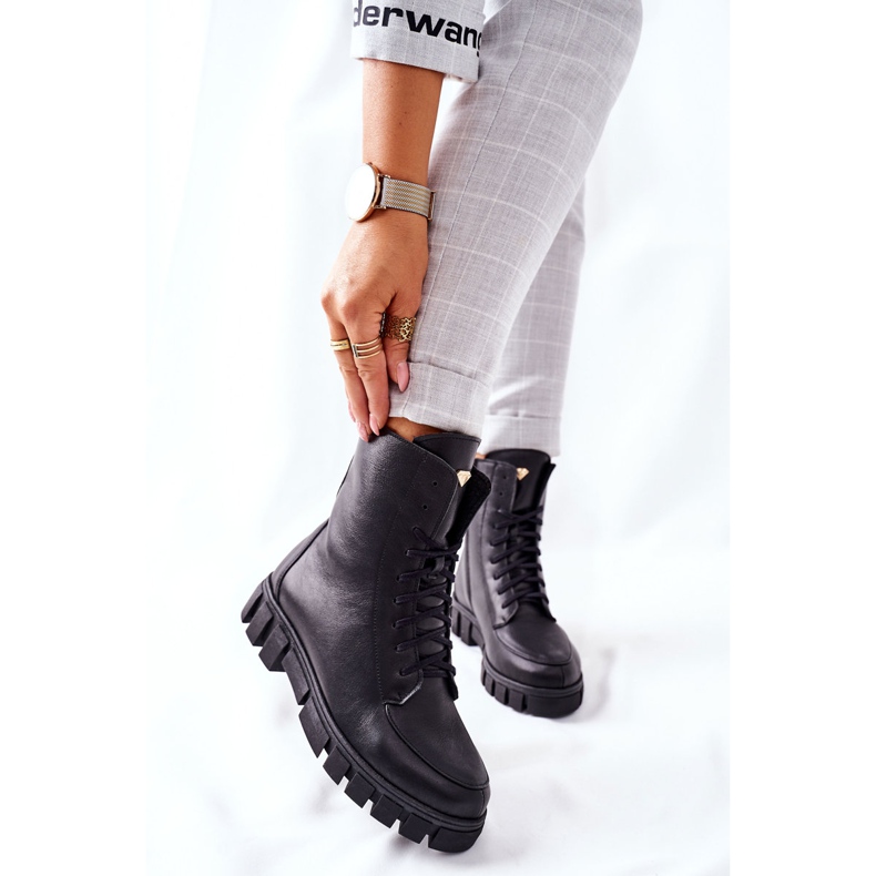 Botas Mujer Piel Nicole 2673 Negro 1