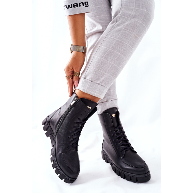 Botas Mujer Piel Nicole 2673 Negro 2