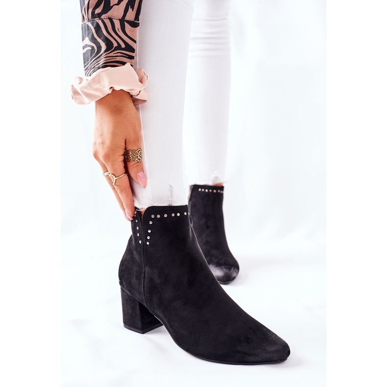 Vinceza Botas de Mujer Ante Negro Brinlack 1