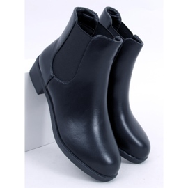 BM Botines Chelsea negros clásicos para mujer 6217 Negro 1