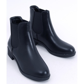 BM Botines Chelsea negros clásicos para mujer 6217 Negro 3