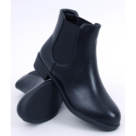 BM Botines Chelsea negros clásicos para mujer 6217 Negro 2